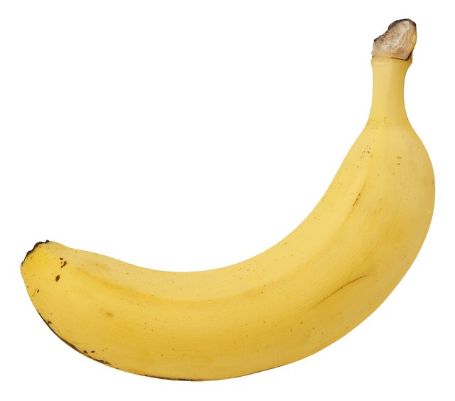 A yellow banana